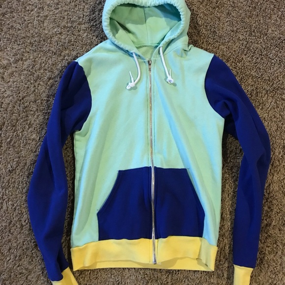 American Apparel Tops - American Apparel Colorful Hoodie!
